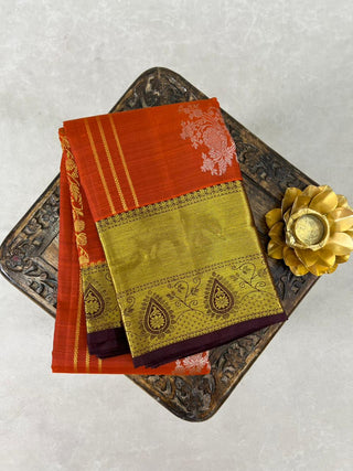KANCHIPURAM PURE SILK HANDLOOM SAREE
