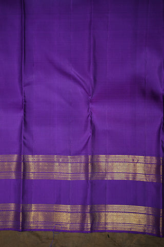 KANCHIPURAM PURE SILK GAP BORDER SAREE