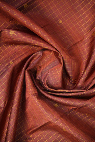 Close-up of red fabric with a subtle pattern