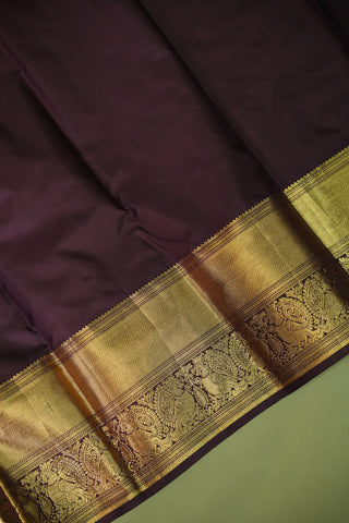 KANCHIPURAM PURE SILK BROCADE HANDLOOM SAREE