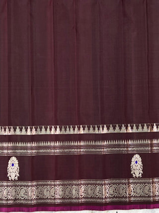 GADWAL PURE SILK GAP BORDER HANDLOOM SAREE