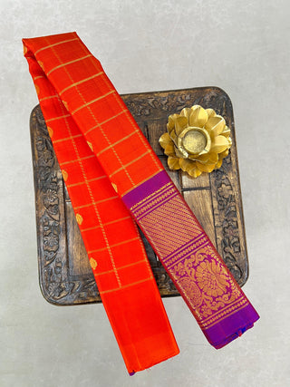 GADWAL PURE SILK HANDLOOM LEHENGA