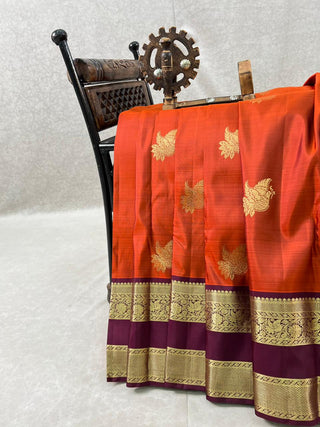 KANCHIPURAM PURE SILK HANDLOOM SAREE