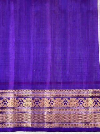 GADWAL PURE SILK CHECKS HANDLOOM SAREE