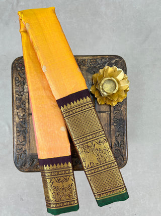 EXCLUSIVE GADWAL TISSUE PURE SILK HANDLOOM SAREE