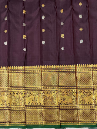 EXCLUSIVE GADWAL TISSUE PURE SILK HANDLOOM SAREE