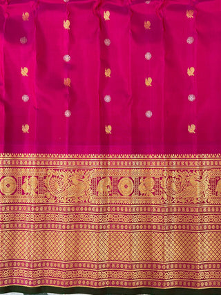 EXCLUSIVE GADWAL TISSUE PURE SILK HANDLOOM SAREE