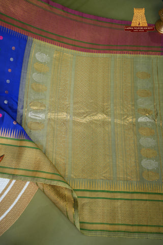 GADWAL PURE SILK GANGA JAMUNA HANDLOOM SAREE