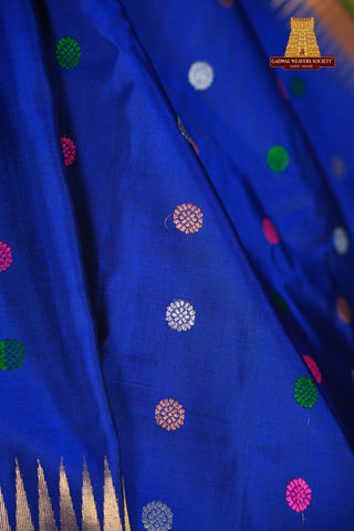 GADWAL PURE SILK GANGA JAMUNA HANDLOOM SAREE