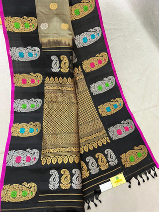 GADWAL PURE SILK HANDLOOM BROCADE SAREE