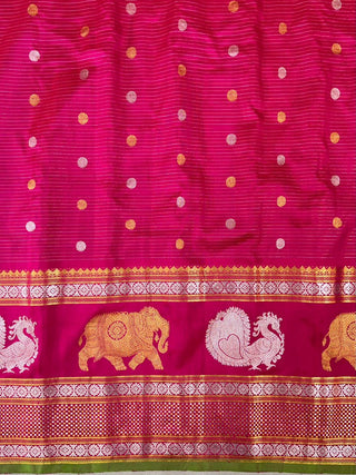 EXCLUSIVE GADWAL PURE SILK HANDLOOM SAREE