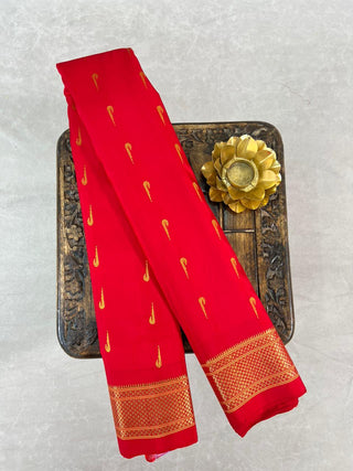 GADWAL PURE SILK MUNIYA HANDLOOM SAREE