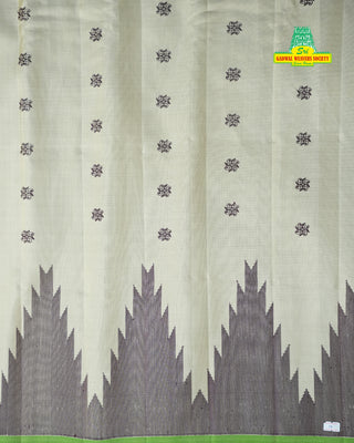 GADWAL PURE SILK TEMPLE BORDER HANDLOOM SAREE