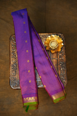 GADWAL PURE SILK SMALL BORDER HANDLOOM SAREE