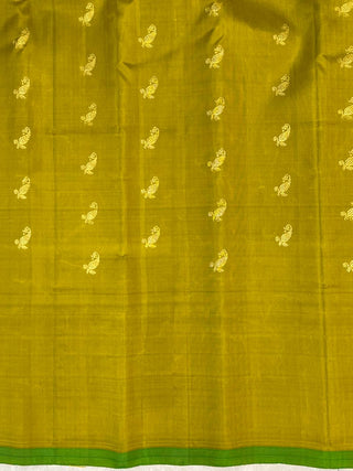 GADWAL PURE SILK PLAIN BORDER HANDLOOM SAREE