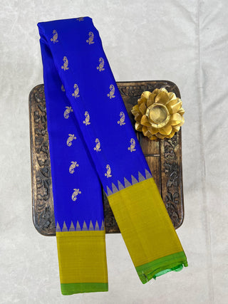 GADWAL PURE SILK PLAIN BORDER HANDLOOM SAREE