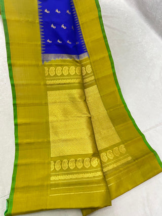 GADWAL PURE SILK PLAIN BORDER HANDLOOM SAREE