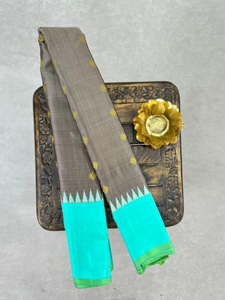 GADWAL PURE SILK PLAIN BORDER HANDLOOM SAREE