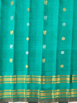 GADWAL PURE SILK CHECKS HANDLOOM SAREE
