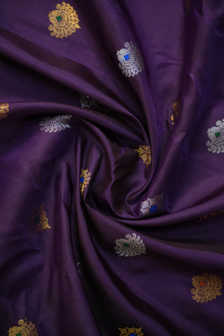 GADWAL PURE SILK MEENAKARI TURNING BORDER SAREE