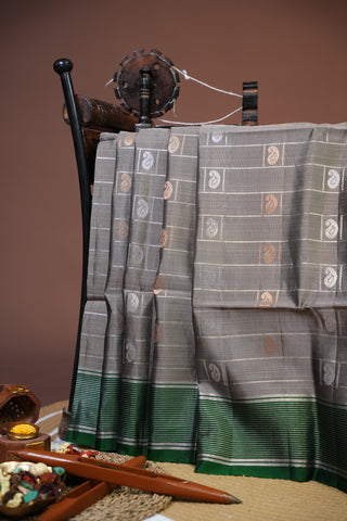 KANCHIPURAM PURE SOFT SILK SAREE