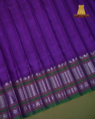 GADWAL PURE SILK CHECKS HANDLOOM SAREE