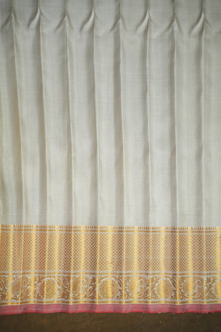 GADWAL PURE SILK BORDER HANDLOOM SAREE