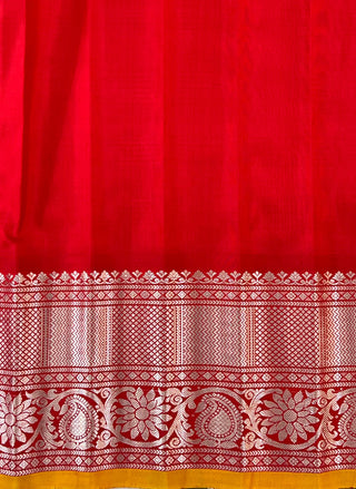 GADWAL PURE SILK CHECKS HANDLOOM SAREE