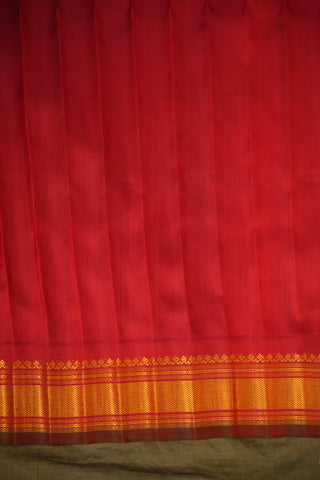 GADWAL PURE SILK SMALL BORDER HANDLOOM SAREE