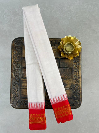 GADWAL PURE COTTON SMALL BORDER SAREE