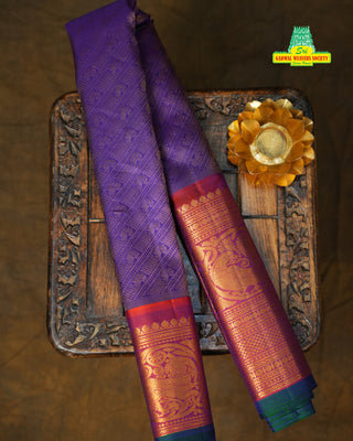 GADWAL PURE SILK BROCADE HANDLOOM SAREE