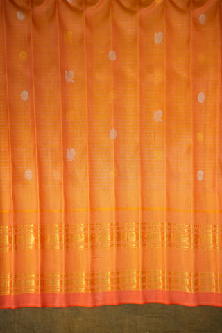 GADWAL PURE SILK GAP BORDER HANDLOOM SAREE