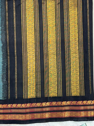 GADWAL PURE COTTON CHECKS HANDLOOM SAREE