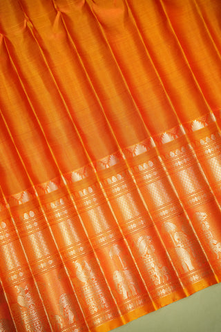 GADWAL PURE SILK BIG BORDER HANDLOOM SAREE