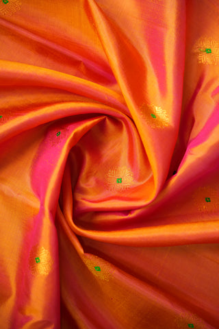 GADWAL PURE SILK GANGA JAMUNA BORDER SAREE