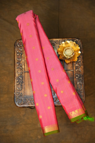 GADWAL PURE SILK SMALL BORDER HANDLOOM SAREE