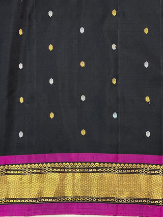 GADWAL PURE SILK CHECKS HANDLOOM SAREE