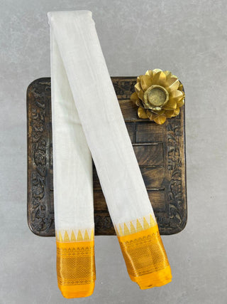 GADWAL PURE COTTON SMALL BORDER SAREE