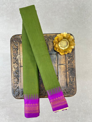 GADWAL PURE COTTON SMALL BORDER SAREE