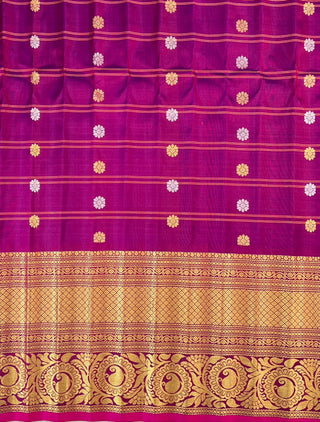 EXCLUSIVE GADWAL BRIDAL PURE SILK HANDLOOM SAREE