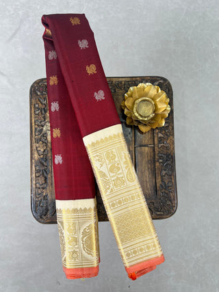 EXCLUSIVE GADWAL PURE SILK HANDLOOM SAREE