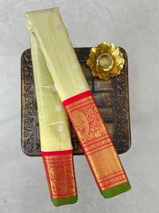 EXCLUSIVE GADWAL TISSUE PURE SILK HANDLOOM SAREE
