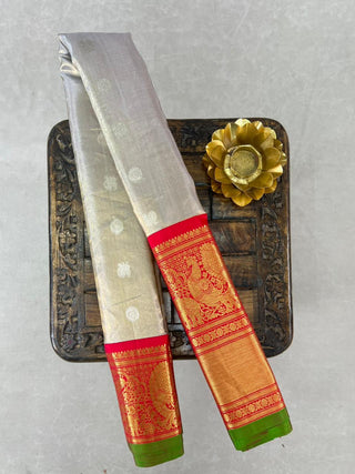 EXCLUSIVE GADWAL TISSUE PURE SILK HANDLOOM SAREE