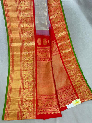 EXCLUSIVE GADWAL TISSUE PURE SILK HANDLOOM SAREE