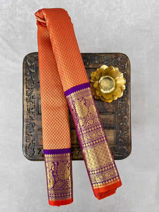 GADWAL PURE SILK BROCADE HANDLOOM SAREE