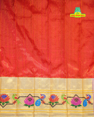 GADWAL TISSUE PURE SILK PAITHANI HANDLOOM SAREE