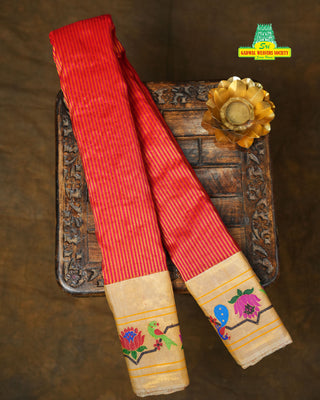 GADWAL TISSUE PURE SILK PAITHANI HANDLOOM SAREE