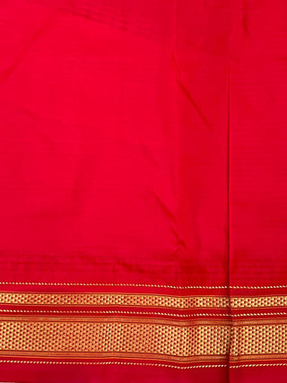NARAYANPET GINGHAM CHECKS PURE SILK HANDLOOM SAREE