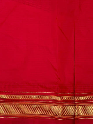 NARAYANPET GINGHAM CHECKS PURE SILK HANDLOOM SAREE