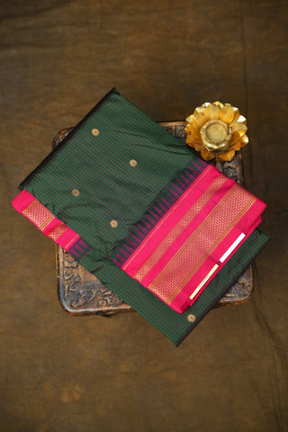 NARAYANPET CHECKS PURE SILK SAREE